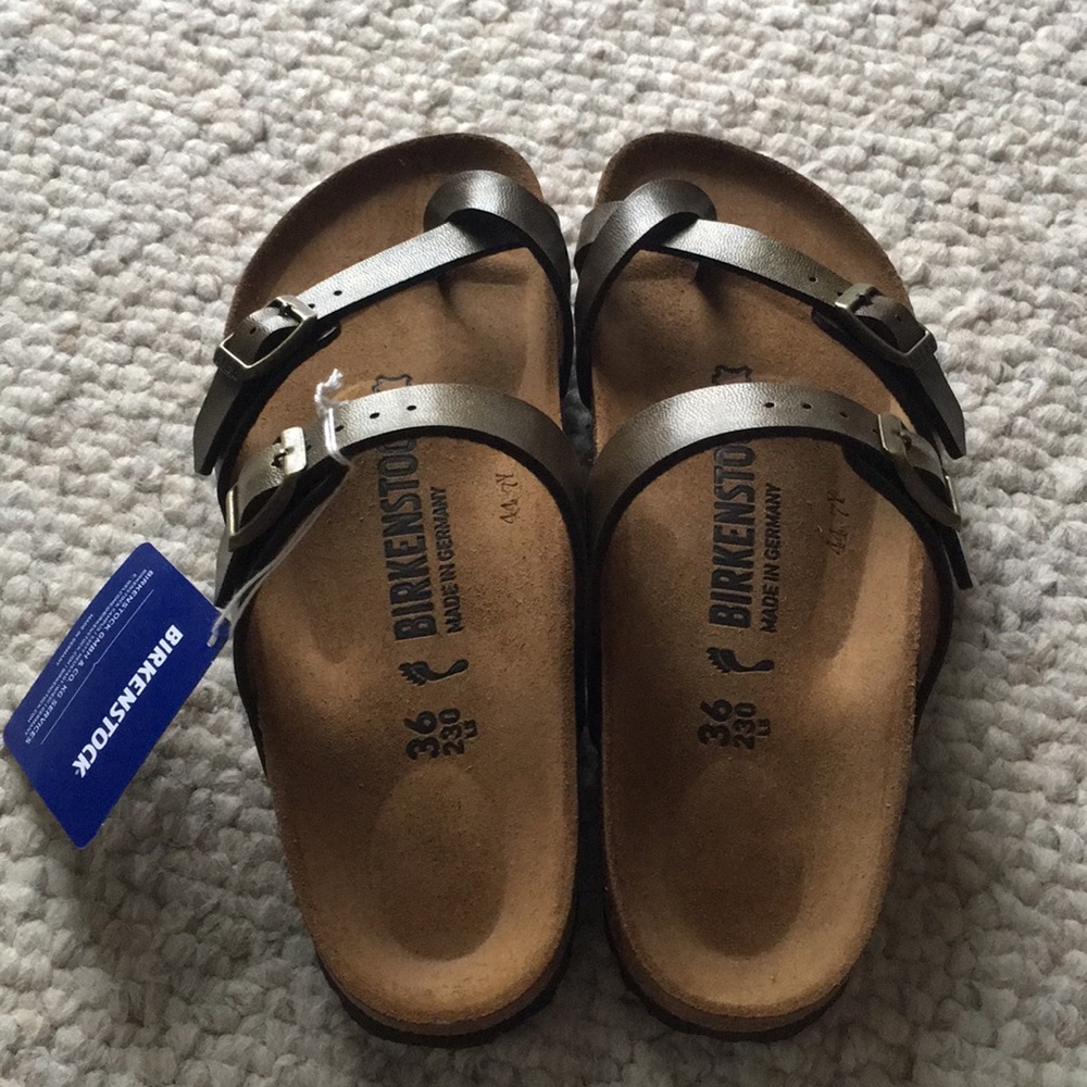 NWOB Birkenstock Mayari in Golden Brown -36 Narrow - Picture 2 of 5